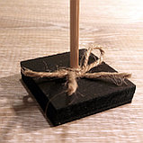 Ценник матовый 85х55 мм для меловых маркеров / Күңгірт баға көрсеткі 85х55 мм бантигі бар тіреуіште, фото 4