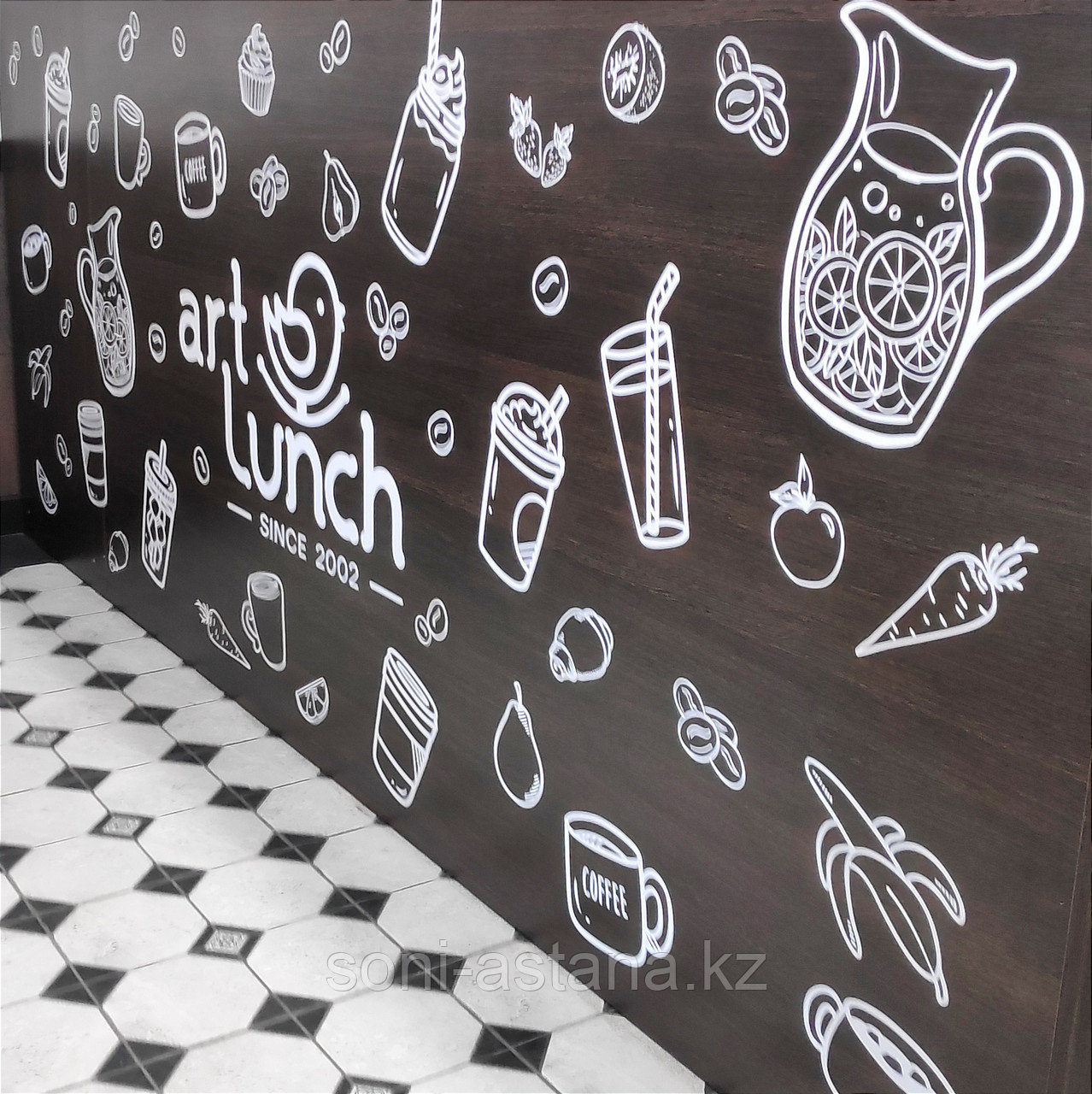 Оформление прилавков, витрин, витражей (наклейки), фото 1