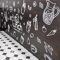 Оформление прилавков, витрин, витражей (наклейки)