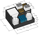 Органайзер №8 для крышек, сахара, салфеток, трубочек / №8 органайзер бір рет қолданылатын ыдыс-аяққа арналған, фото 3
