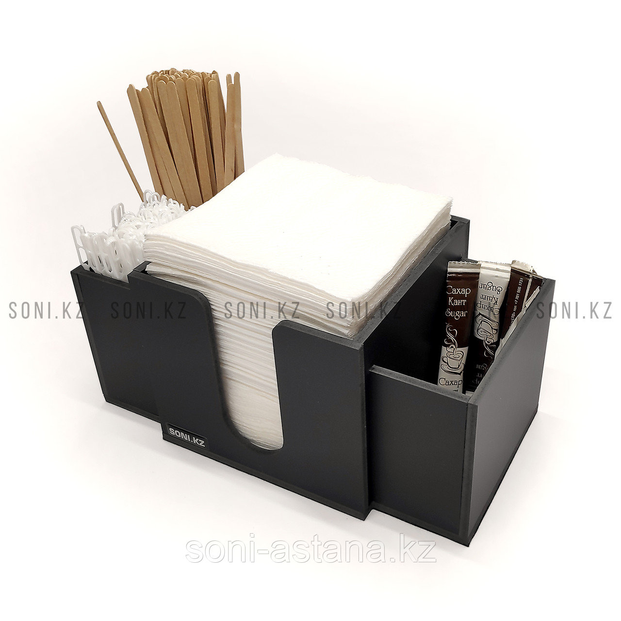 Органайзер №7 для салфеток, мешалок и сахара / №7 органайзер майлықтар, араластырғыштар және қантқа арналған, фото 1