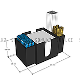 Органайзер №7 для салфеток, мешалок и сахара / №7 органайзер майлықтар, араластырғыштар және қантқа арналған, фото 2