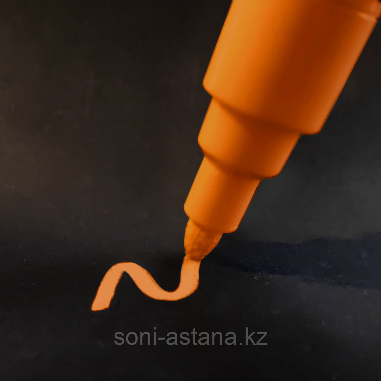 Меловой маркер оранжевый 3-5мм / Борлы маркер қызғылт сары 3-5мм, фото 1