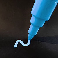 Меловой маркер голубой 3-5мм / Борлы маркер көгілдір 3-5мм