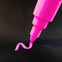 Маркер меловой розовый, 3-5мм