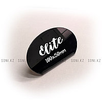 Ценник глянцевый, L-образный, Элитный Oval 100х50мм