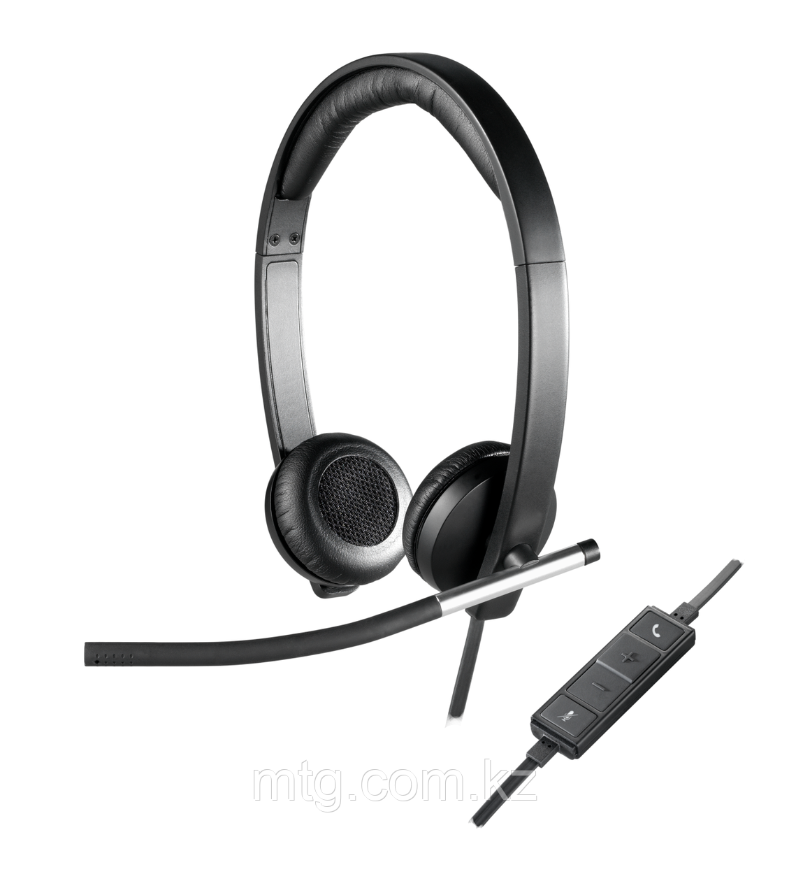 Гарнитура Logitech H650e Stereo (USB, элементы управления на кабеле, кабель 1.8м, чехол в комплекте) (M/N: A-0, фото 1