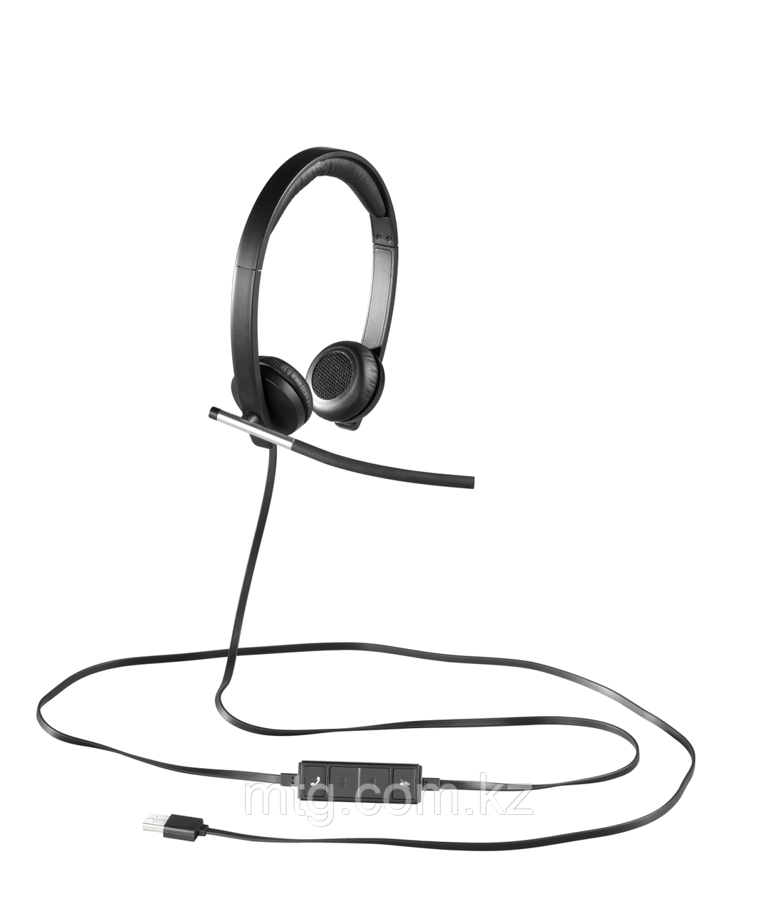 Гарнитура Logitech H650e Stereo (USB, элементы управления на кабеле, кабель 1.8м, чехол в комплекте) (M/N: A-0 - фото 3 - id-p106046857