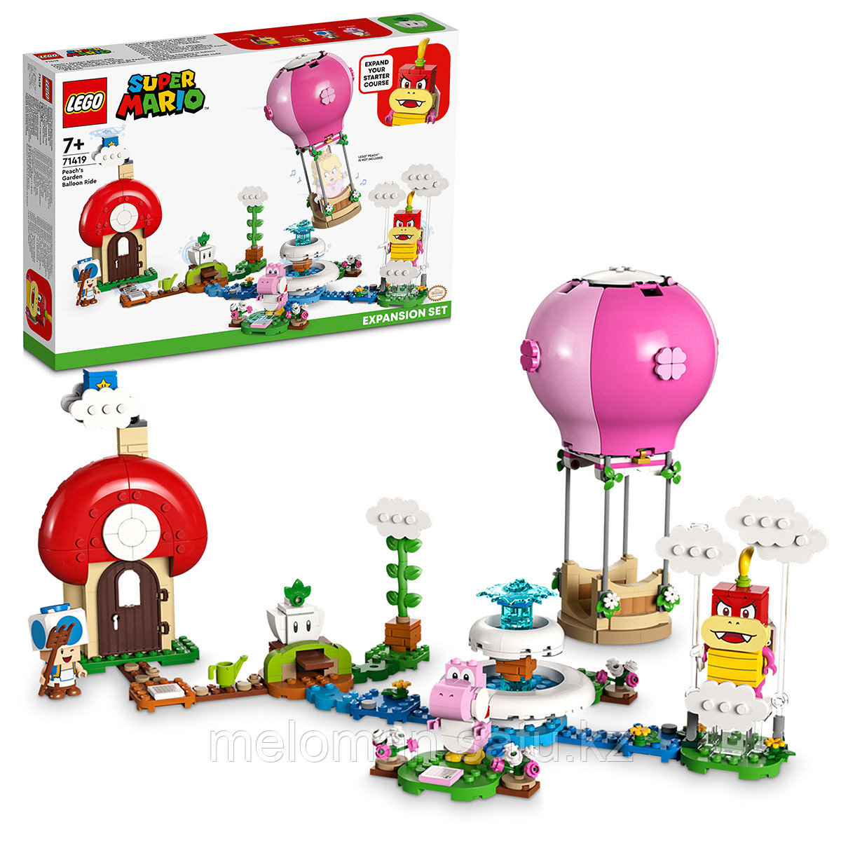 LEGO: Super Mario 71419 шабдалы бағында әуе шарымен ұшуға арналған қосымша жинақ - фото 4 - id-p106046734