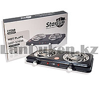 Электрическая двухкомфорочная плита Starlux SHP 5703B черная