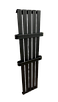 Вертикальный радиатор-полотенцесушитель Brandoni VC12-R12 черный, фото 4