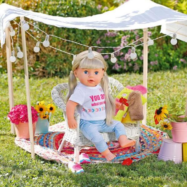Игрушка Baby Born Модный наряд с разноцветной меховой курткой