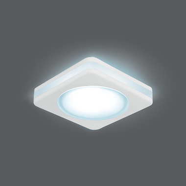BL101, Светильник Gauss Backlight Квадрат. белый, 5W LED 4000K - фото 1 - id-p106049803
