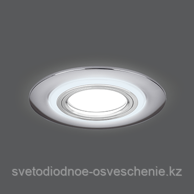 BL141 Светильник Gauss Backlight Кругл. Хром. Gu5.3 3W LED 3000K 1/40, фото 1