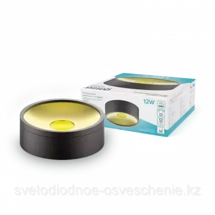 HD040 Светильник Gauss Overhead накл цилин12W 770Lm 4000K 170-240V IP20 140*50mm черн золо LED/95248