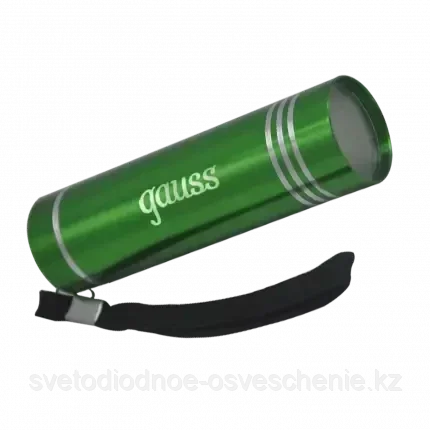 GF108 Фонарь ручной Gauss модель GFL108 2W 120lm 3xAAА LED 1/12/144