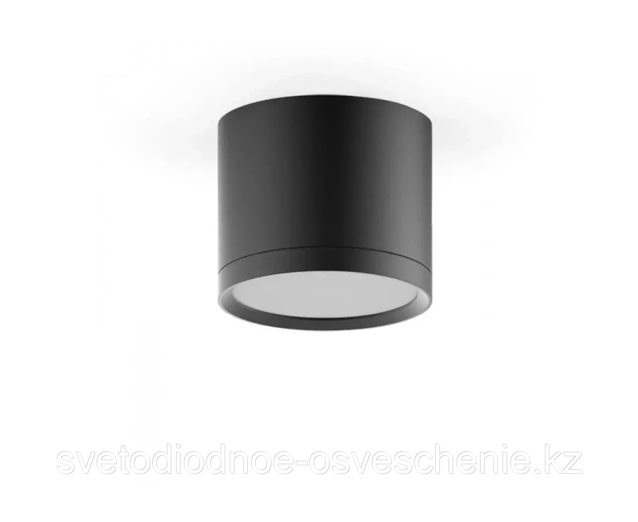 HD016 Светильник Gauss Overhead накл цил.10W 700Lm 3000K 170-240V IP20 88*75mm  черный с расс /76039