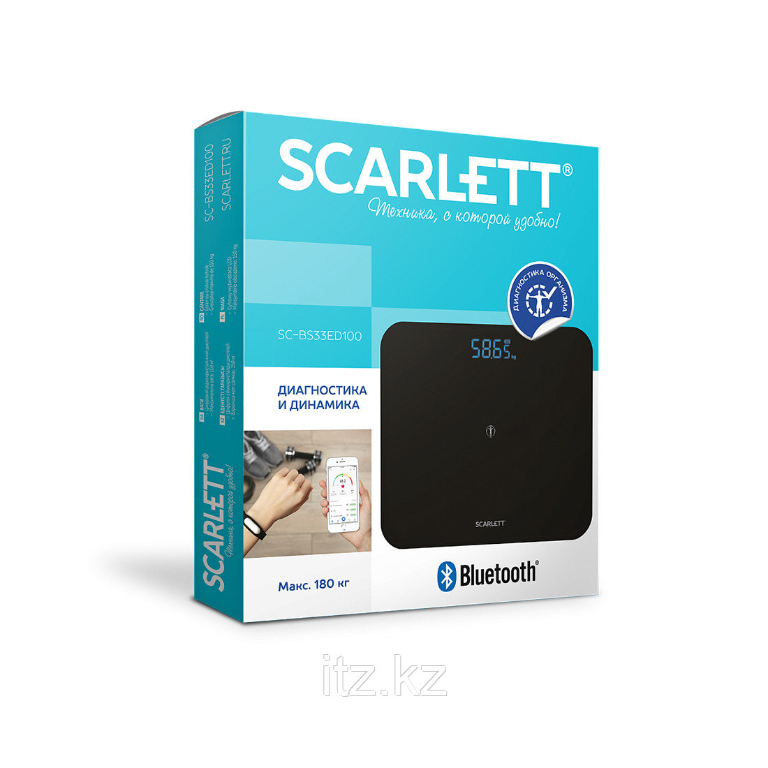 Напольные весы диагностические Scarlett SC-BS33ED100 - фото 2 - id-p106051851