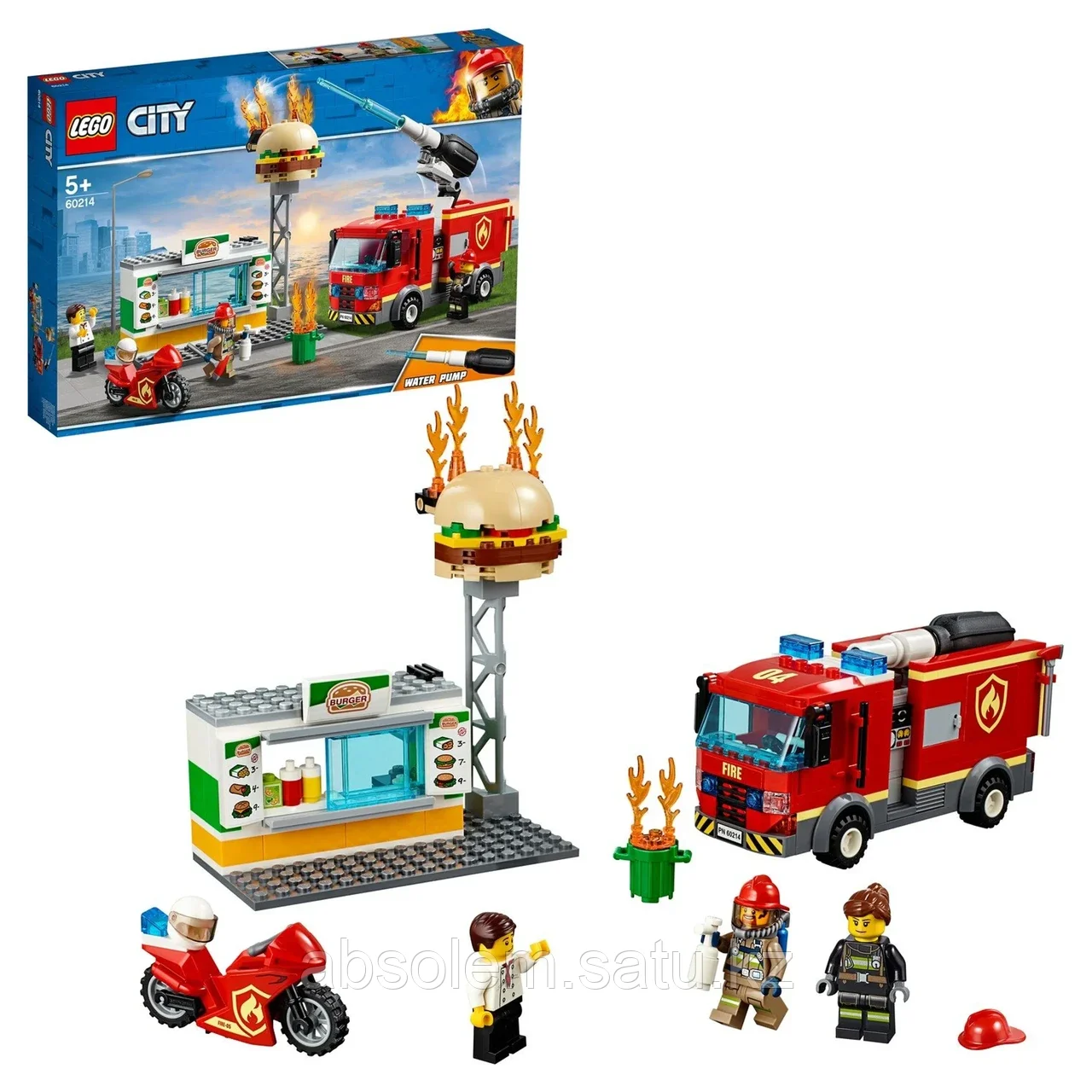 LEGO 60214 City Fire Пожар в бургер-кафе