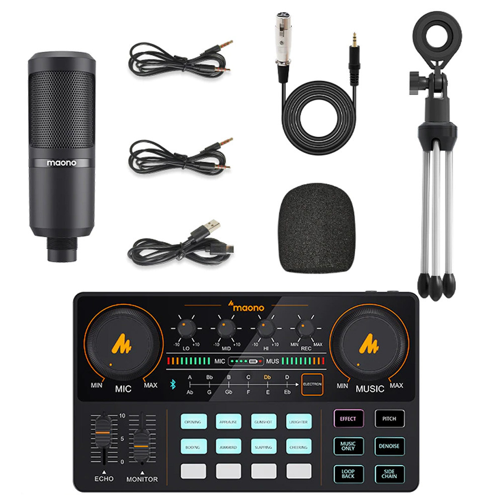 Комплект для подкастов Maono AU-AM200S1. звуковые карты в ...