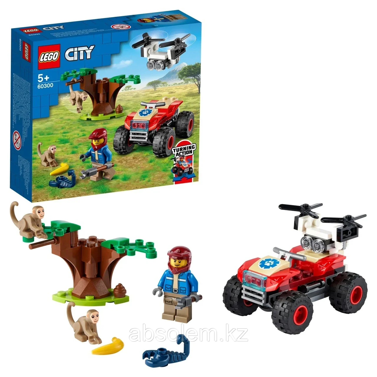 LEGO 60300 City Wildlife Спасательный вездеход для зверей