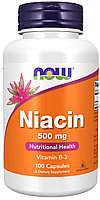 Niacin 500 mg, 100 caps, NOW