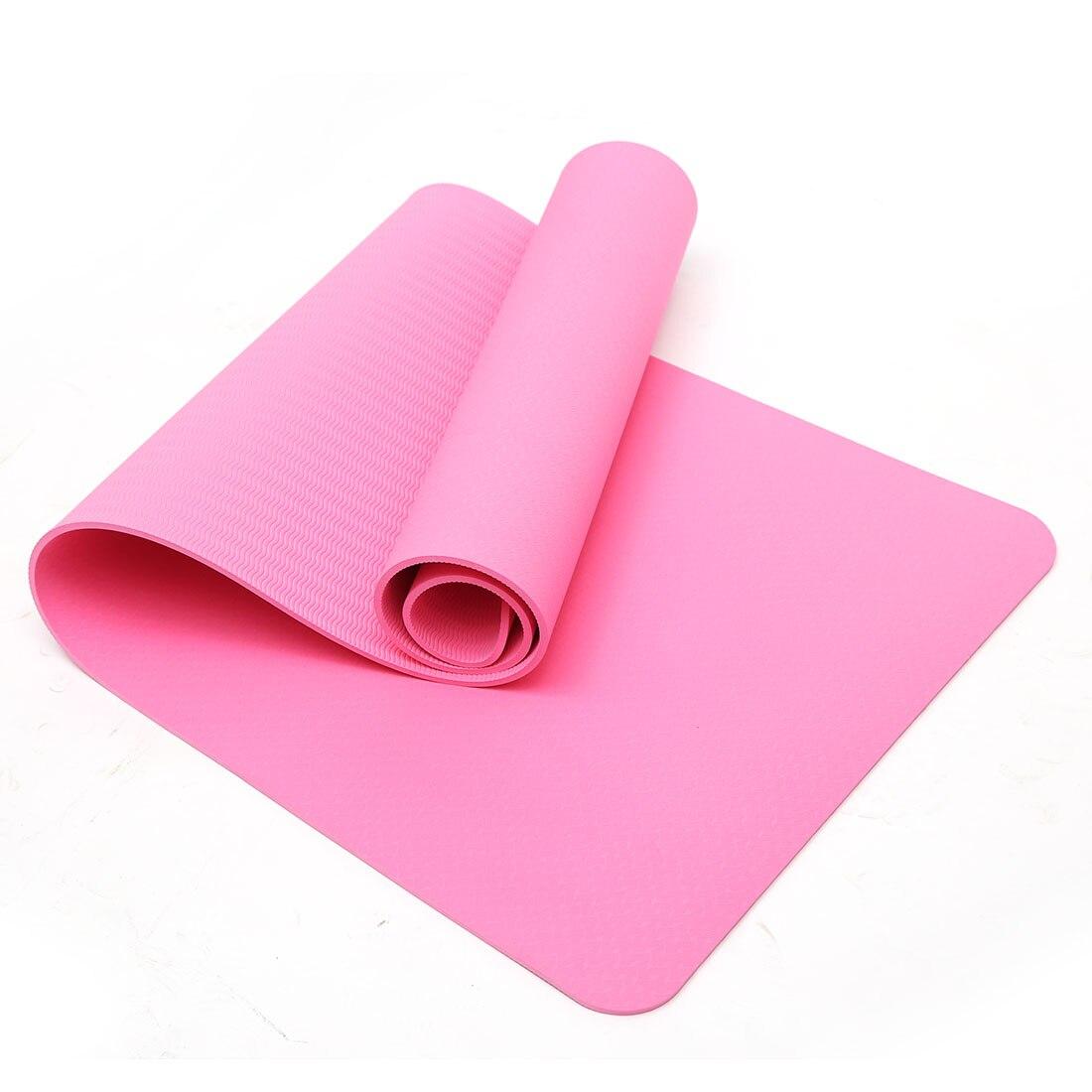 Коврик для йоги 6,8 мм розовый, Без Лого - фото 1 - id-p77742589