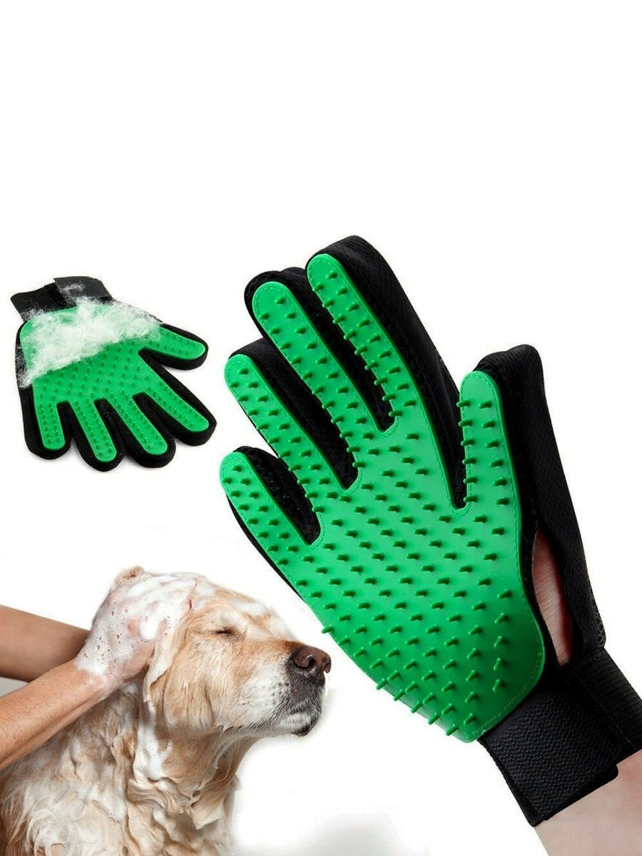 Перчатка для вычесывания шерсти домашних животных - фото 6 - id-p73720230