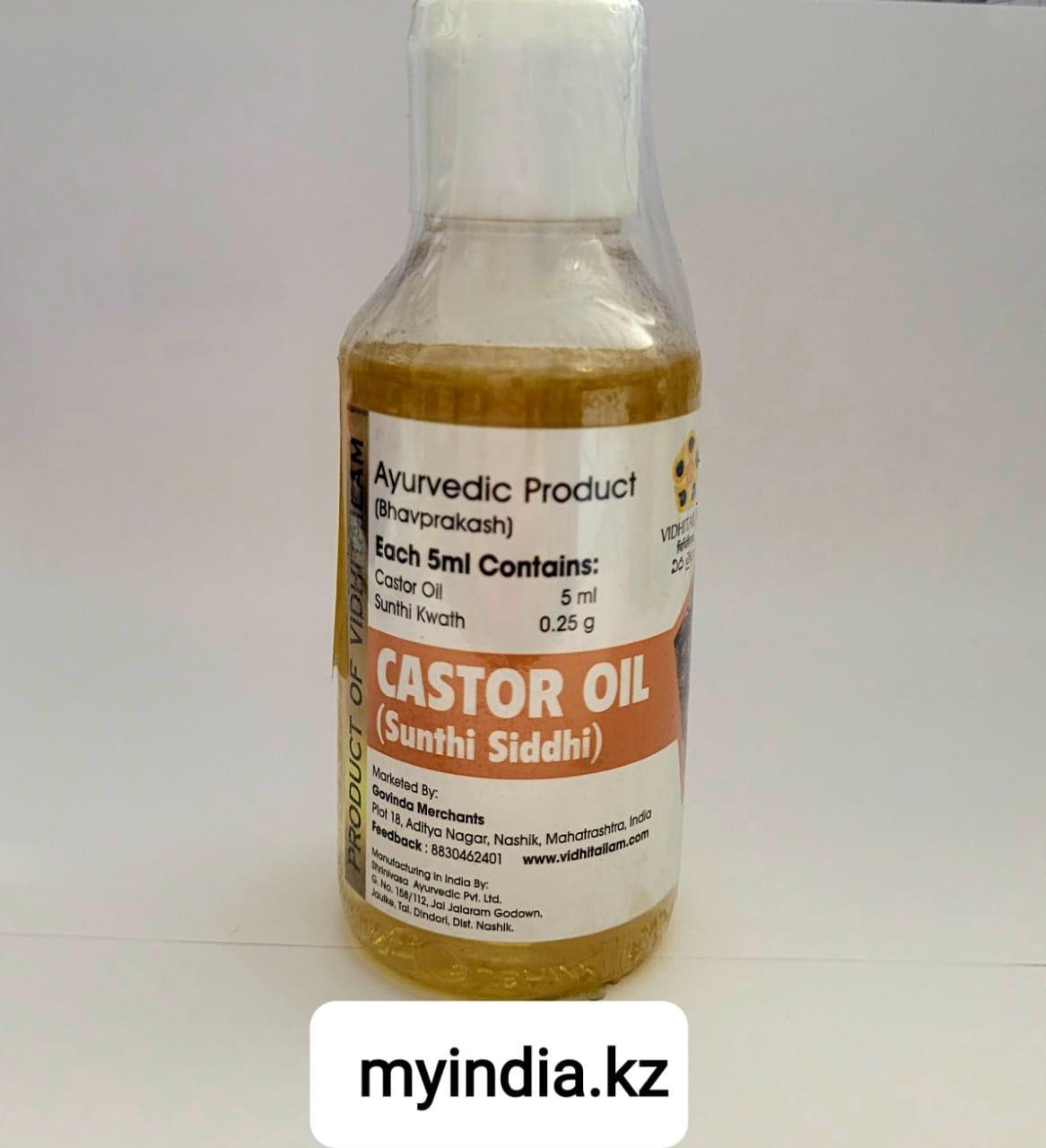 Касторовое масло, ( Castor oil ) Bhavprakash Ayurvedic Product,100 мл Индия