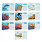 Морские животные с обучающими карточками Подводный мир, карточки, по методике Монтессори, фото 5