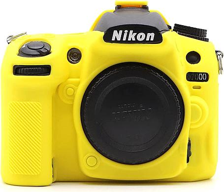 NIKON D7000 Защитный силиконовый чехол желтый, фото 2