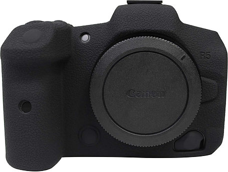 CANON R5 Защитный силиконовый чехол Черный, фото 2