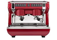 Кофемашина рожковая Nuova Simonelli Appia Life Compact 2Gr V высокие группы, экономайзер, красная