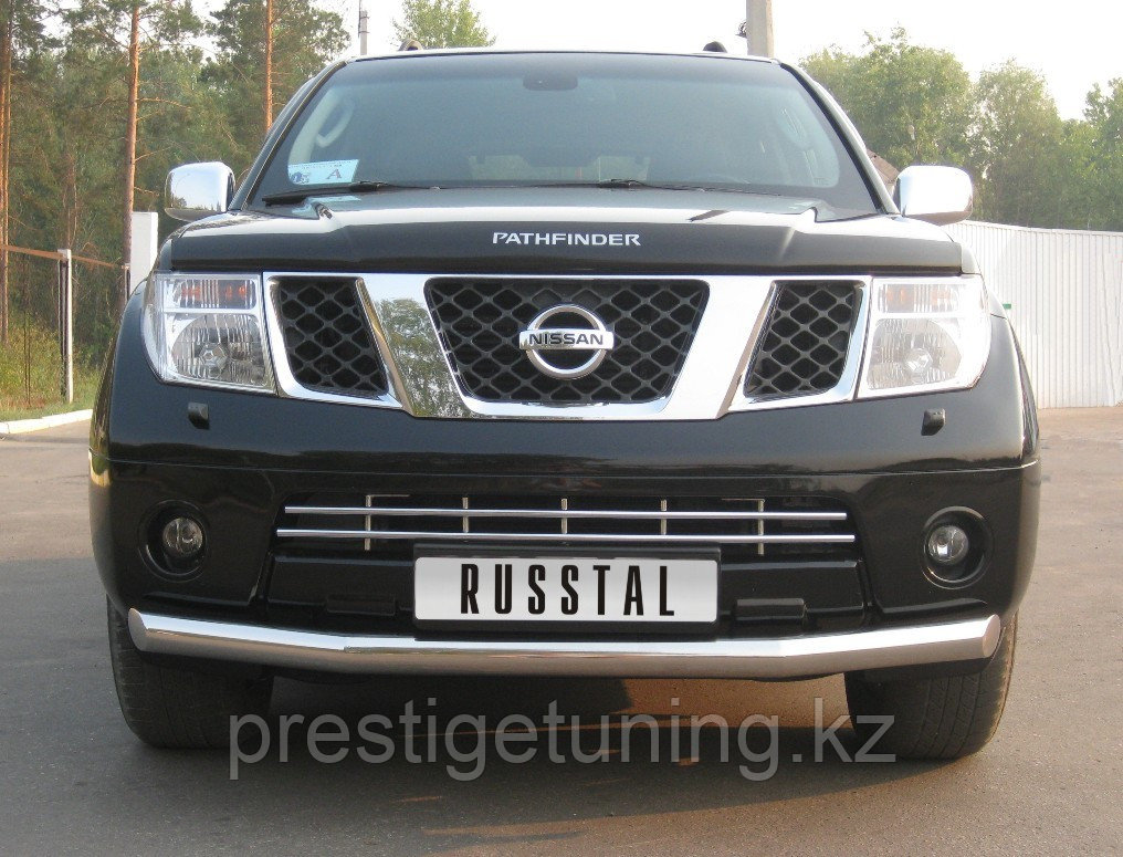 Защита переднего бампера d76 Nissan Pathfinder 2004-10