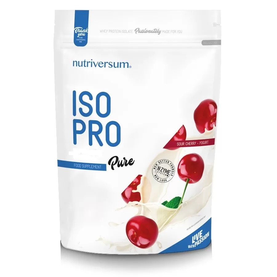 Iso Pro 86%, 700 g, NUTRIVERSUM Cherry-Yogurt - фото 1 - id-p106027663