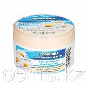 B.J.Bio Spa Крем 200мл. Ромашка + коллаген и эластин для лица в банке