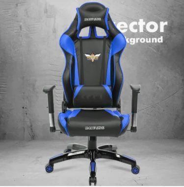 Кресло игровое GC-3050, сине-черное