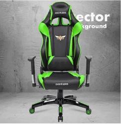 Кресло игровое GC-3050, зелено-черное