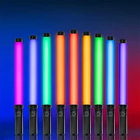 Фотосуреттер мен бейнелерге арналған RGB жарықдиодты жарықтандырғыш RGB Light Stick