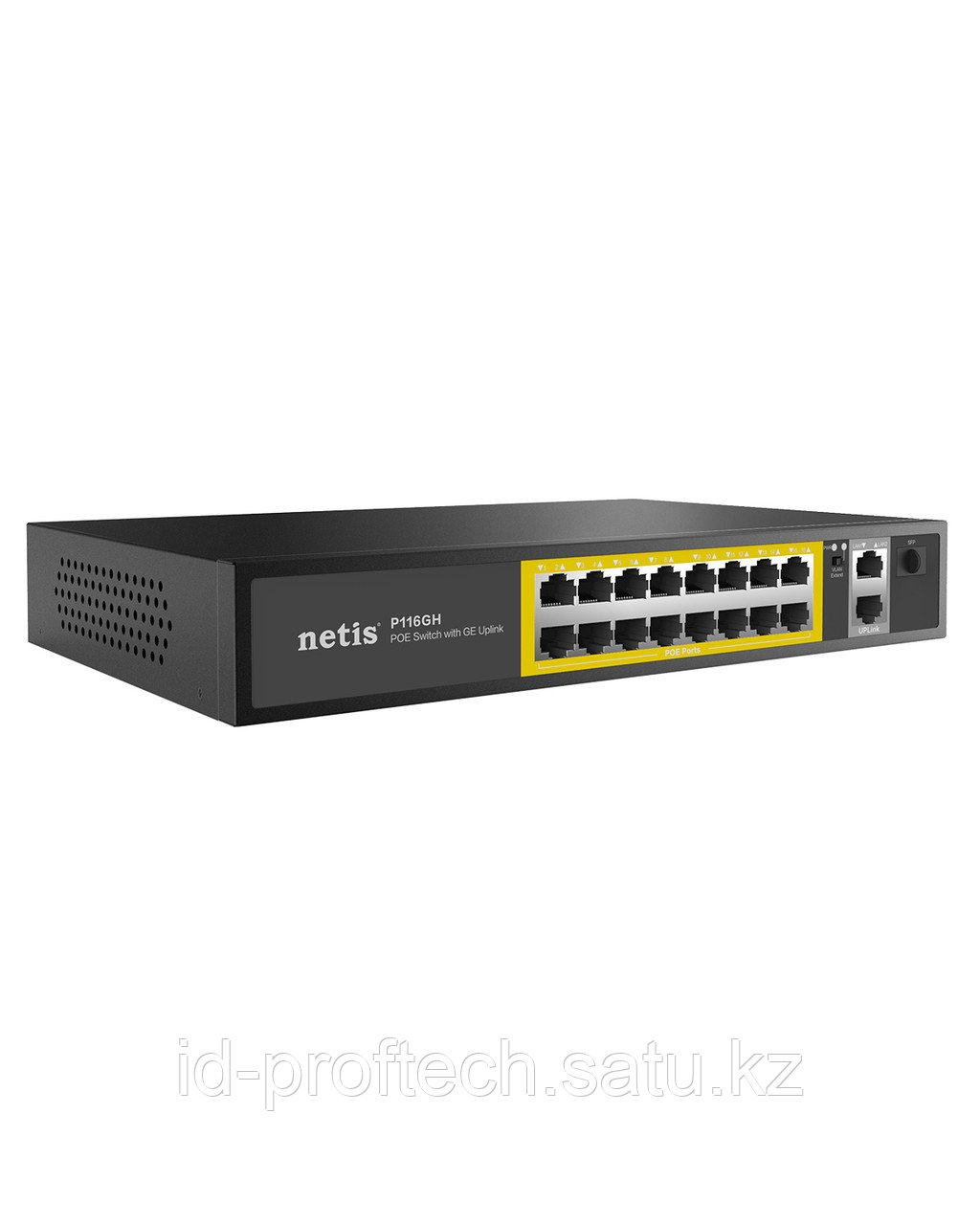 Коммутатор Netis P116GH, 16 x 10-100 LAN, 16POE+2XGE+SFP - фото 1 - id-p106066972