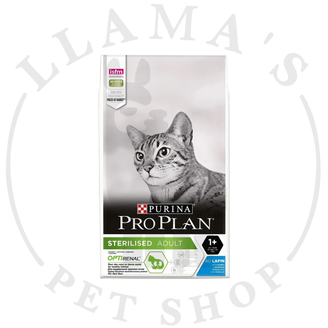 Сухой корм для кошек Pro Plan Opti Renal для стерилизованных, с кроликом 3 кг - фото 1 - id-p106068936
