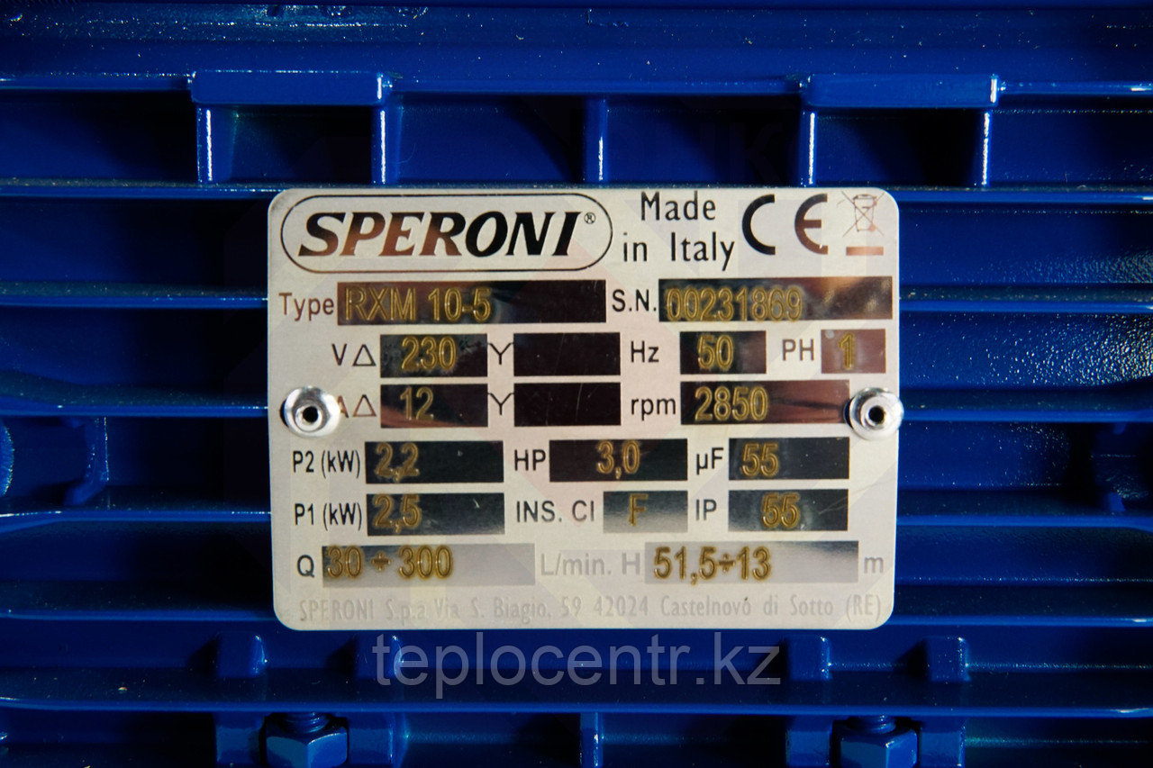 Насос повысительный SPERONI RXM 10-5 - фото 3 - id-p106072545