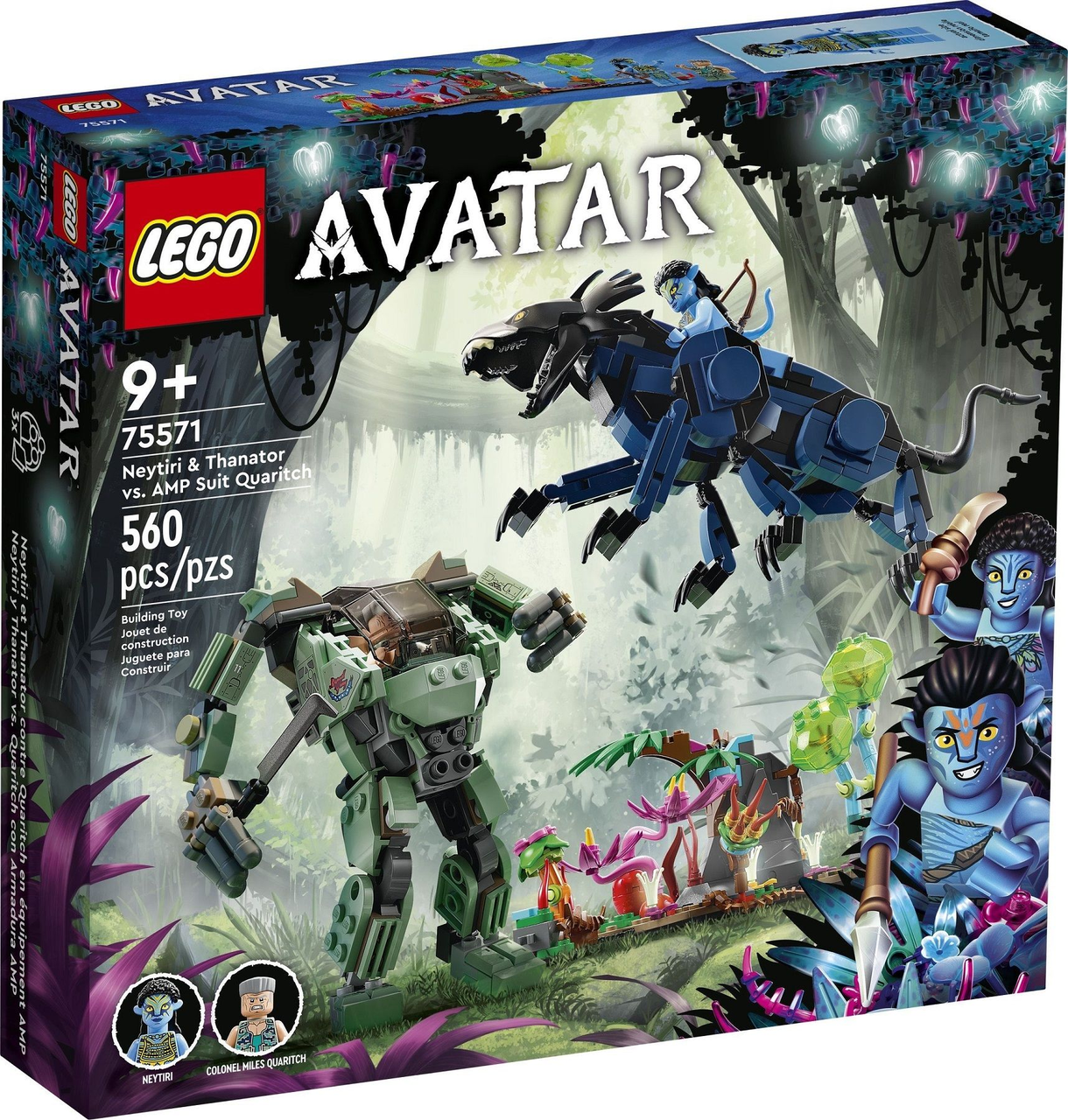 Конструктор  LEGO Avatar «Нейтири и Танатор против AMP-робота Куорича» 75571