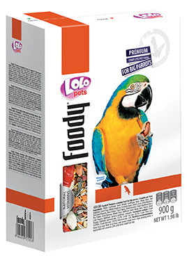 Lolo Pets для крупных попугаев, 900гр - фото 1 - id-p106070755