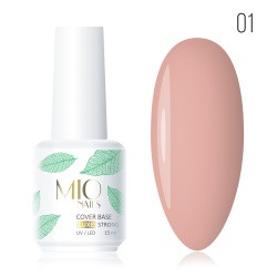 MIO Nails База Cover Base Strong LUXE  01 15мл