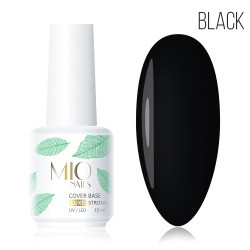 MIO Nails База  Cover Base Strong LUXE. ЧЕРНАЯ 15мл