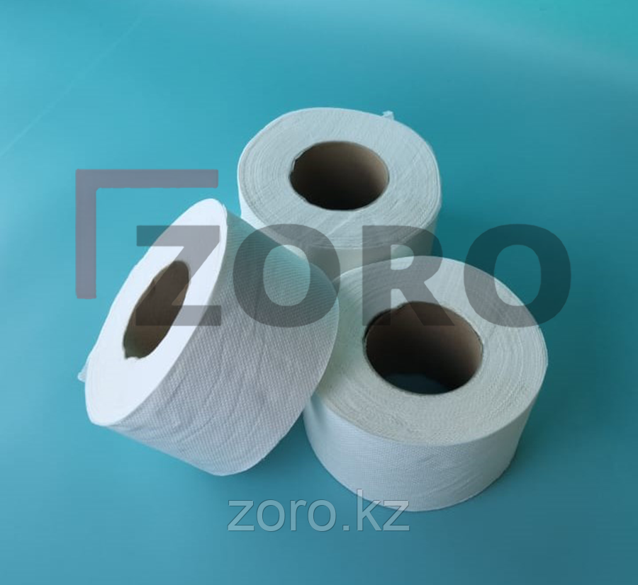 Туалетная бумага двухслойная премиум класса на втулке 80 мм для диспенсеров Джамбо BMJ-1