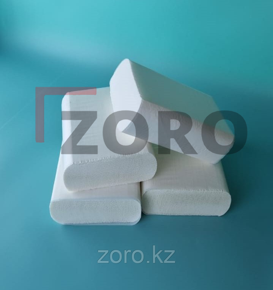 Бумажное полотенце Z укладка 21х21, в пачке 200 листов. BMZ-200, фото 1