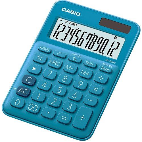 Калькулятор настольный CASIO MS-20UC-BU-W-EC - фото 1 - id-p106076573