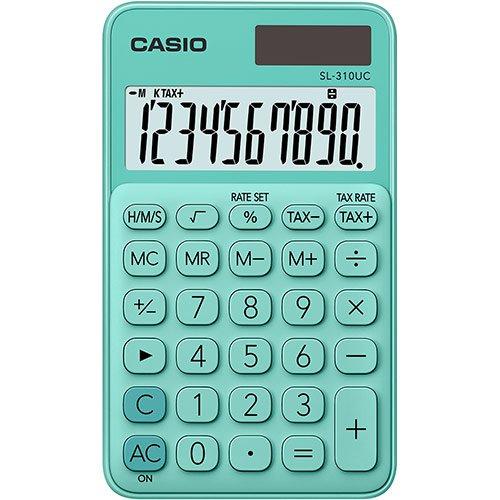 Калькулятор карманный CASIO SL-310UC-GN-W-EC - фото 1 - id-p106076593